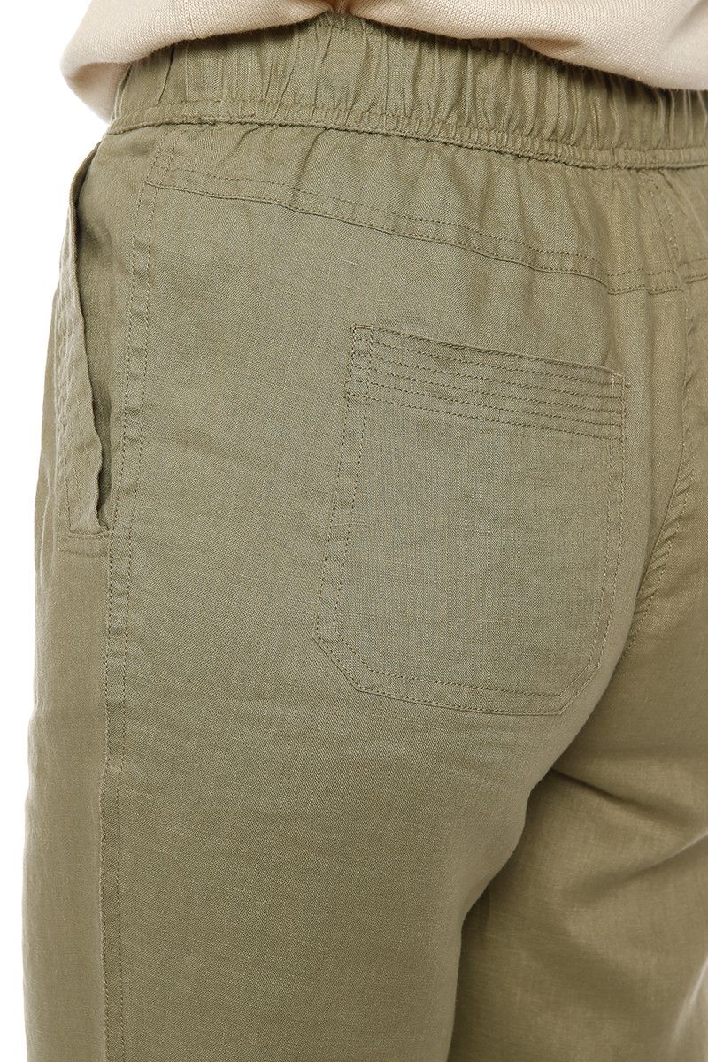 PANTALON 7/8° LIN - 4