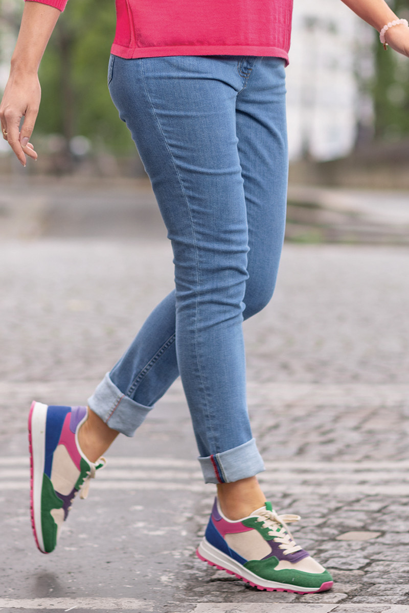 Jean femme en coton fabriqué en France - 1