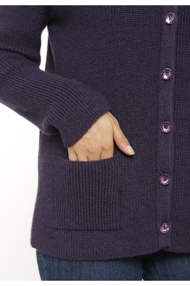 Cardigan en mohair 5 B Solfin Fabriqué en France