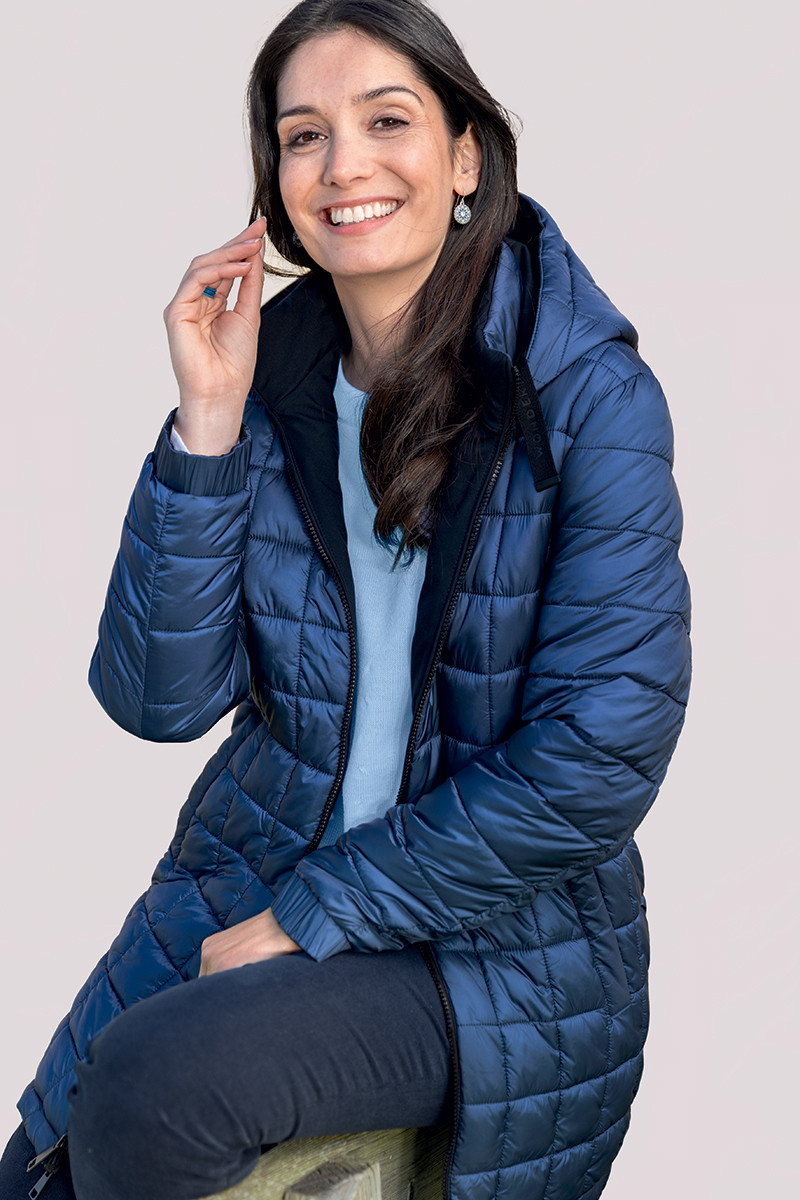 Manteau femme reversible 2 B Solfin Fabriqué en France