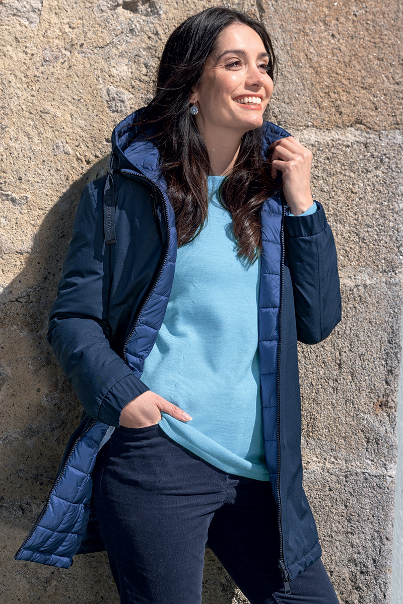 Manteau femme reversible 3 B Solfin Fabriqué en France