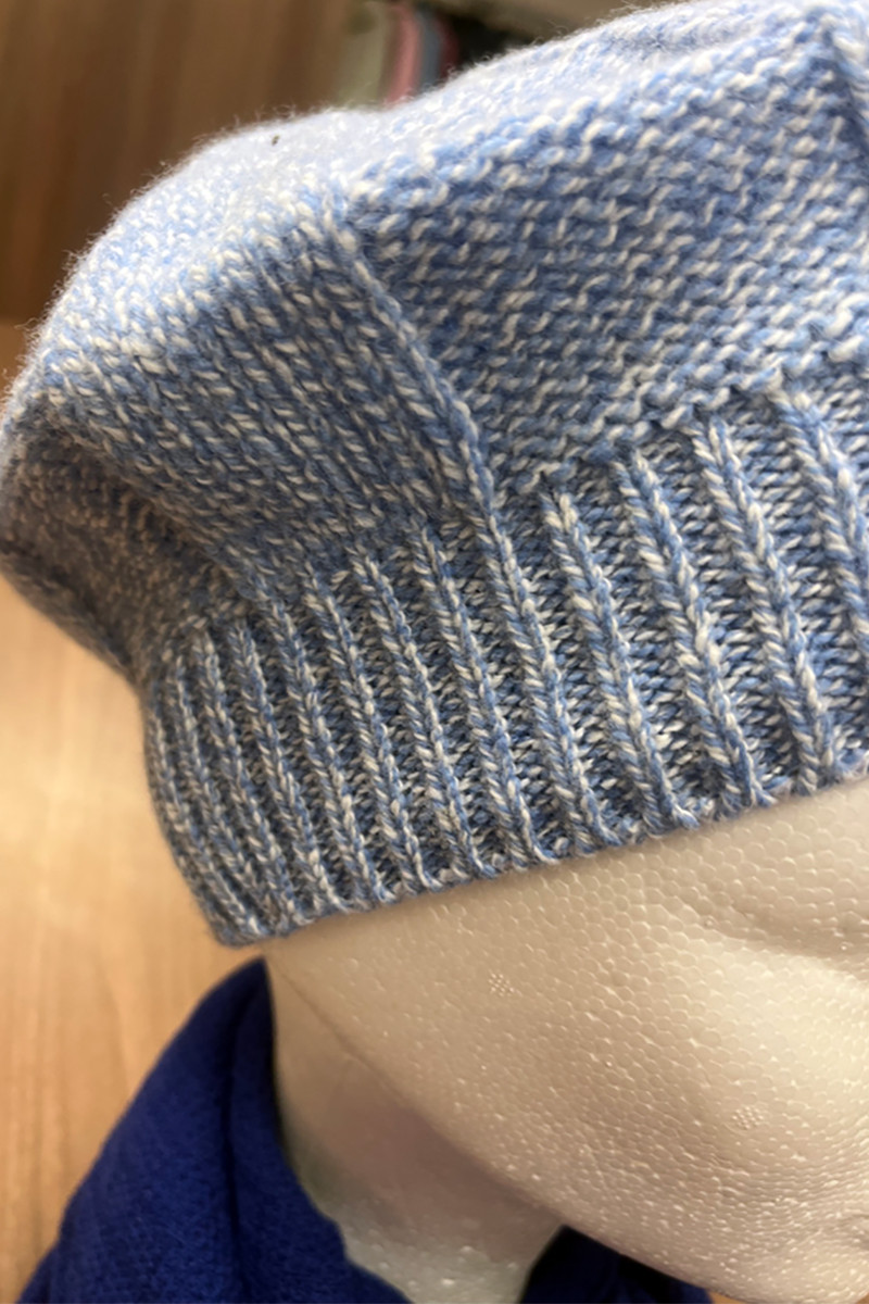 Bonnet en laine lambswool 3 B Solfin Fabriqué en France