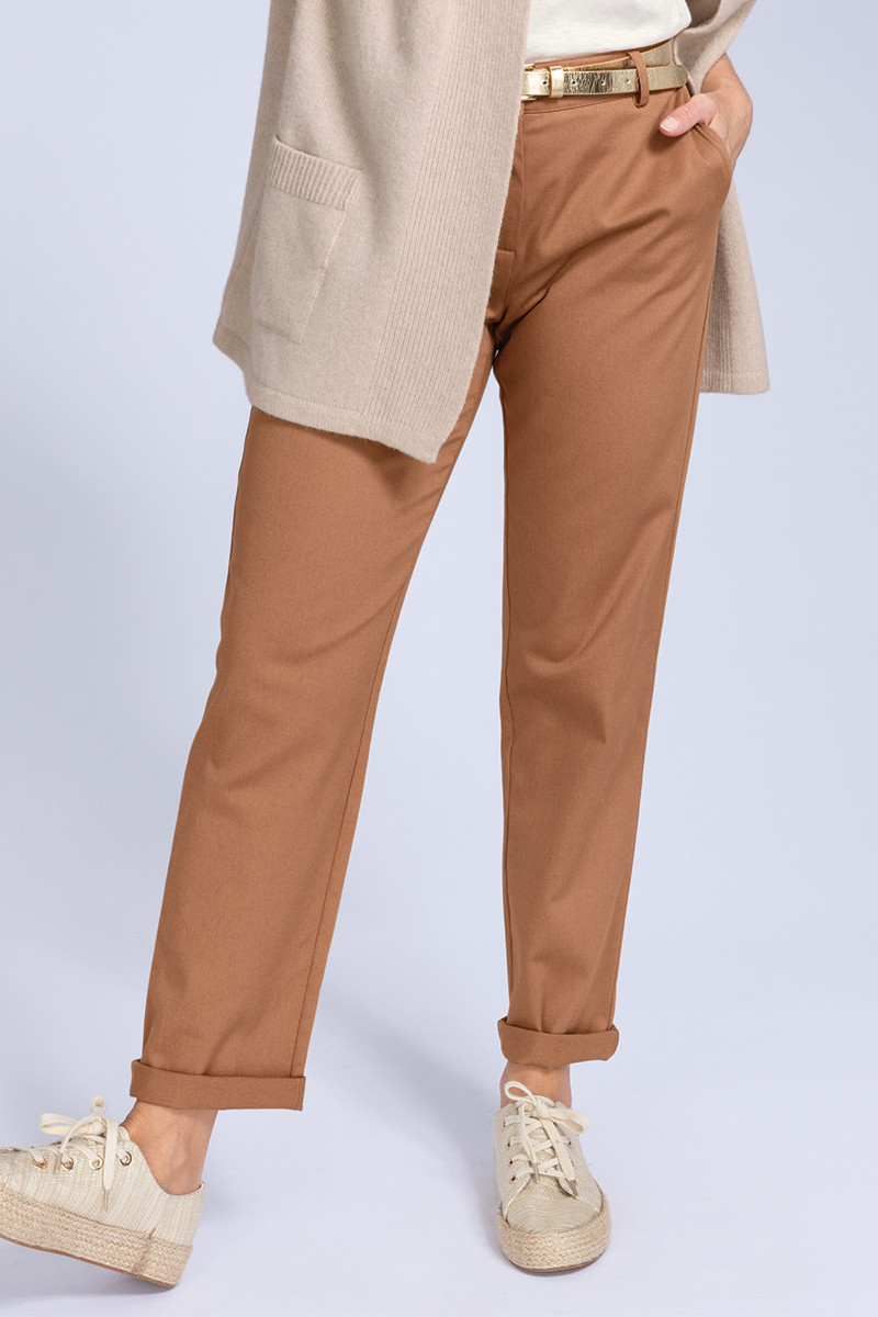 Pantalon chino en coton 19 B Solfin Fabriqué en France