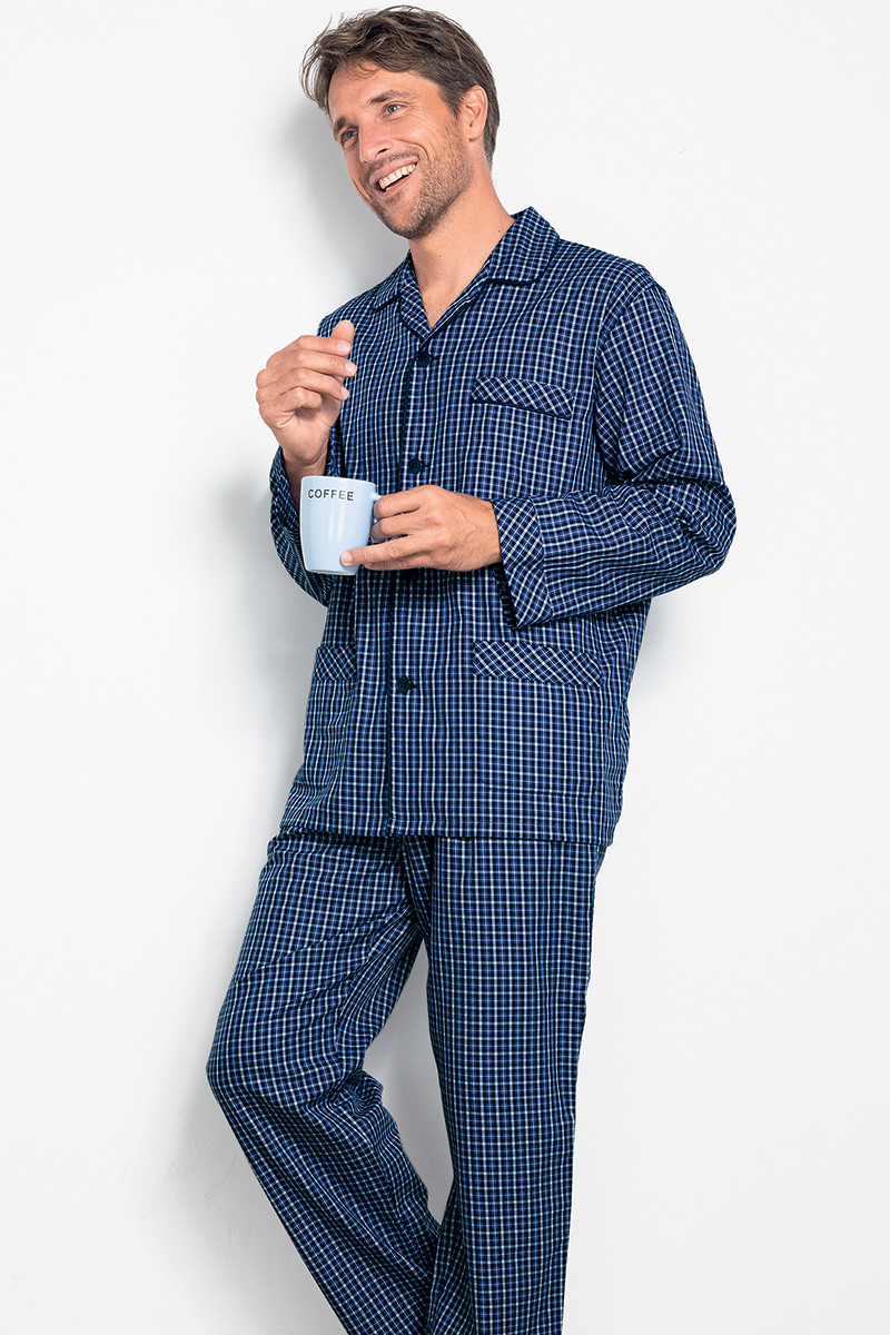 Pyjama homme en coton 2 B Solfin Fabriqué en France