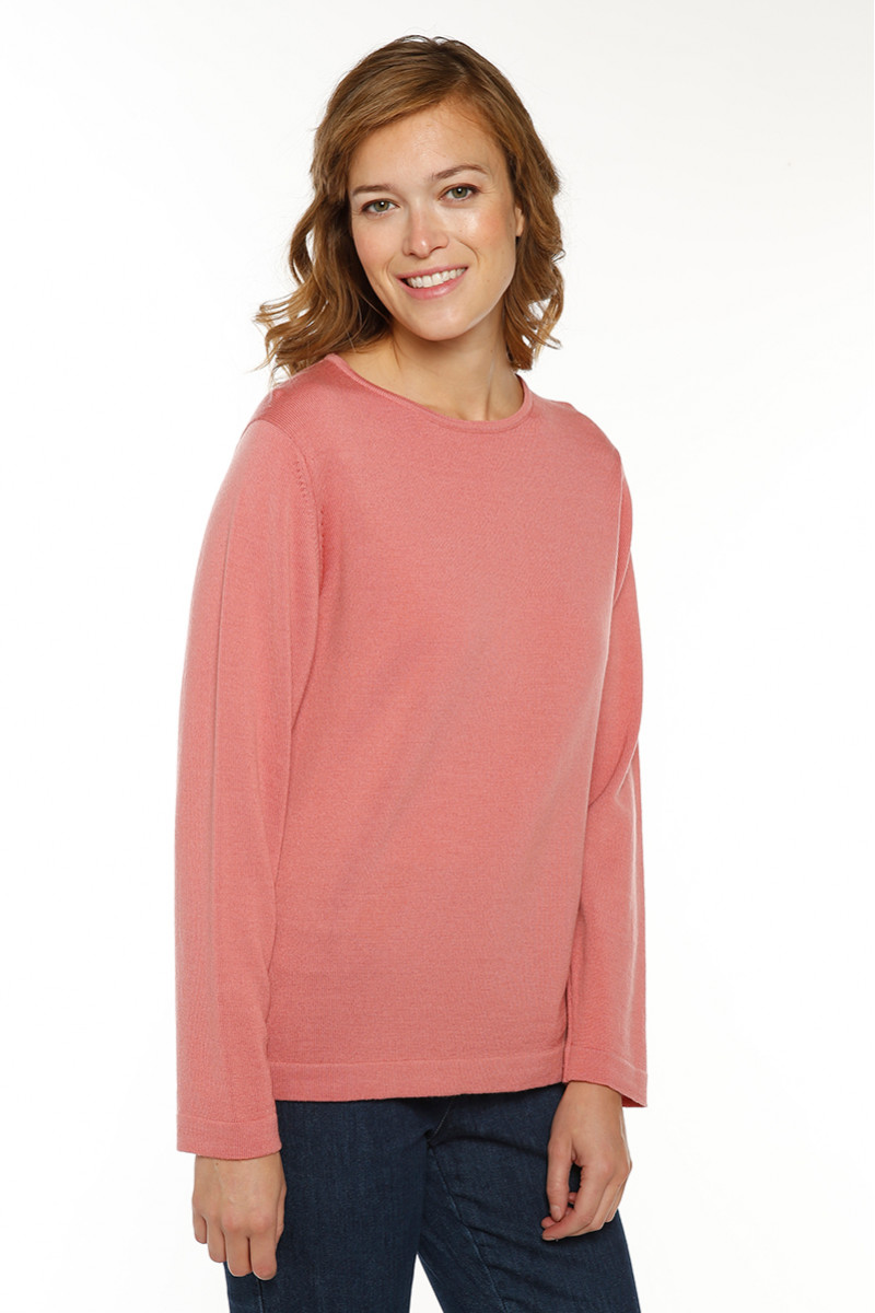 Pull col rond femme 17 B Solfin Fabriqué en France