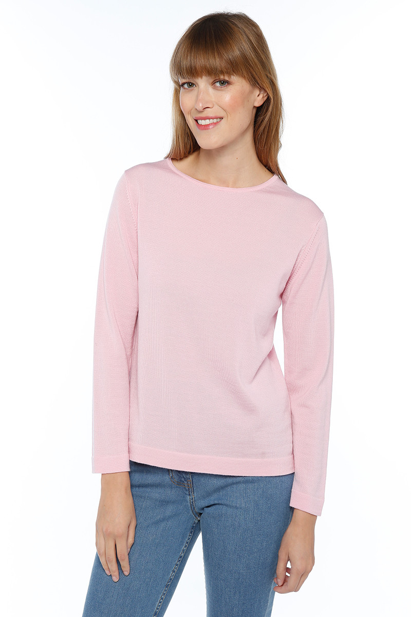 Pull col rond femme 20 B Solfin Fabriqué en France