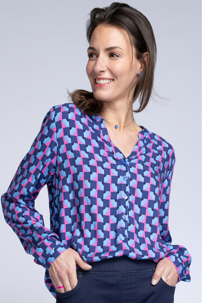 Blouse en viscose chaude 2 B Solfin Fabriqué en France