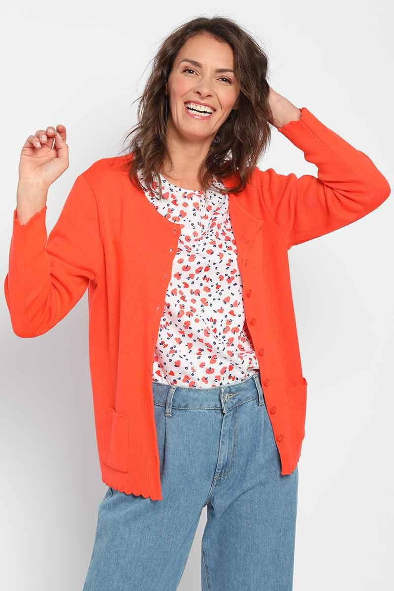 Cardigan en laine 58 B Solfin Fabriqué en France