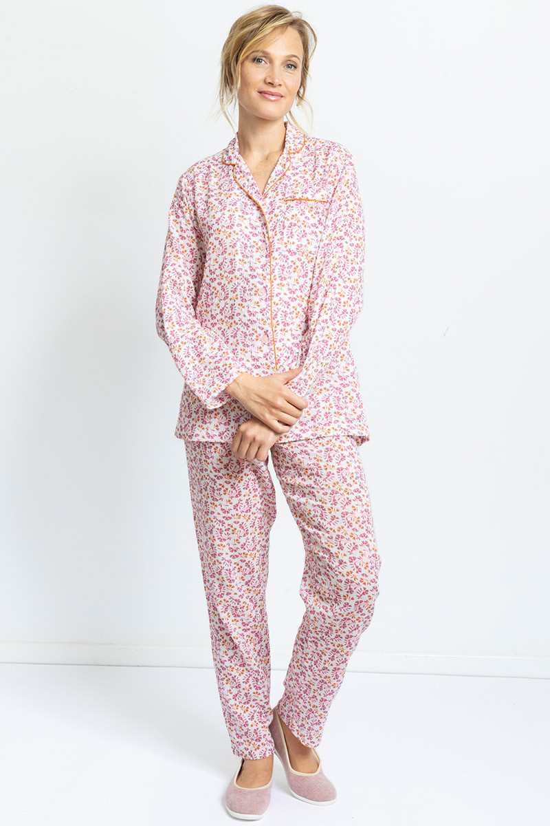 Pyjama coton vichy 2 B Solfin Fabriqué en France