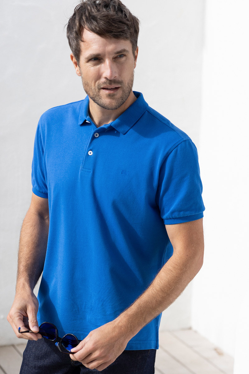 Polo coton homme 2 B Solfin Fabriqué en France