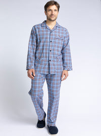 pyjama homme chaud bleu jean