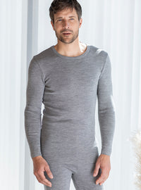 t-shirt homme manches longues en laine