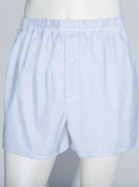 Caleçon de maintien homme bleu coton fabriqué en France