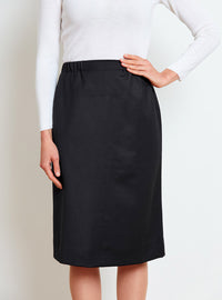 Jupe droite coupe crayon noir