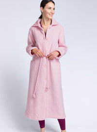 robe de chambre chaude femme en laine des pyrenees made in france