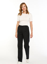 pantalon femme chic chaud noir