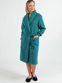 robe de chambre femme laine des pyrénées vert