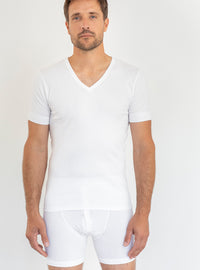t-shirt-homme manches courtes en coton