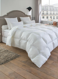 couette 400g plumettes de canard blanche