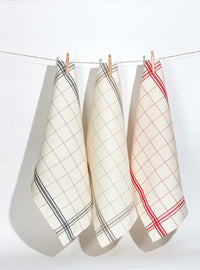 torchons lin coton made in france lot de 3