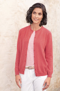 Cardigan femme en cachemire - ROSE TOURMALINE
