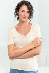 Tee shirt naturel - Blanc Naturel