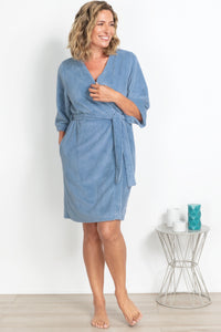 Peignoir court en bambou