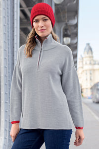Pull col camioneur - GRIS PERLE