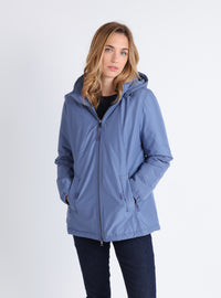 parka doudoune femme bleu horizon