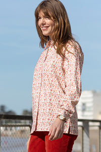 Chemisier laine et coton - FL.LIBERTY ORANGE