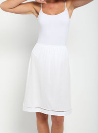 jupon femme coton blanc fabriqué en France