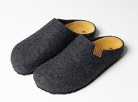 mules homme gris anthracite 