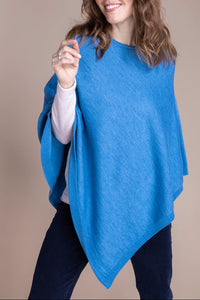 Poncho 100% laine mérinos