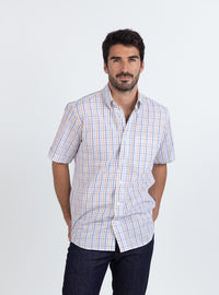 chemise-homme-coton-gaufre-bleu-horizon