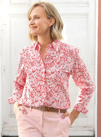 chemisier femme imprime liberty ete coton