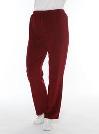 pantalon femme rouge confortable hiver