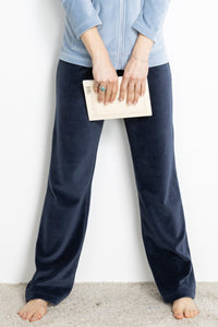 Pantalon velours taille élastiquée