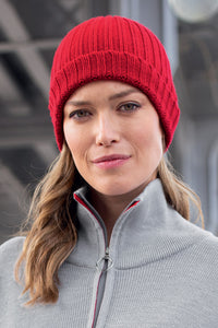 Bonnet en laine - ROUGE INDIEN