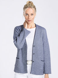 veste femme bleu marine maison solfin