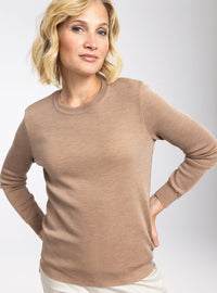 pull-femme-laine-merinos-beige-chaud