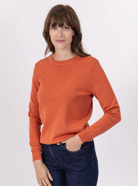 pull-femme-laine-merinos-orange-tendre