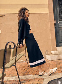 intensité du noir jupe bonnie noir