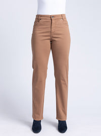 pantalon-femme-taille-haute-coton-stretch