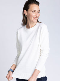pull femme laine blanc fabriqué en France
