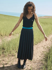 jupe coline noir look urbain chic