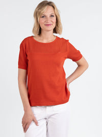 pull-femme-manches-courtes-ajoure