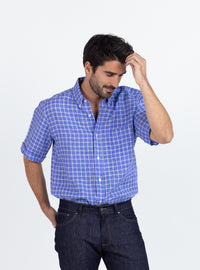 chemise-homme-lin-bleu-denim