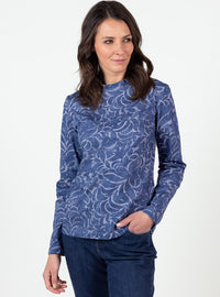 tee-shirt femme coton bleu 