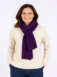 echarpe laine mérinos fine