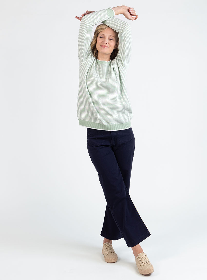 Pull à col rond Slazenger Golf en coton et laine mélangés. POSTE GRATUITE AU ROYAUME-UNI - France Pull à col rond Slazenger Golf en coton et laine mélangés. POSTE GRATUITE AU ROYAUME-UNI - France